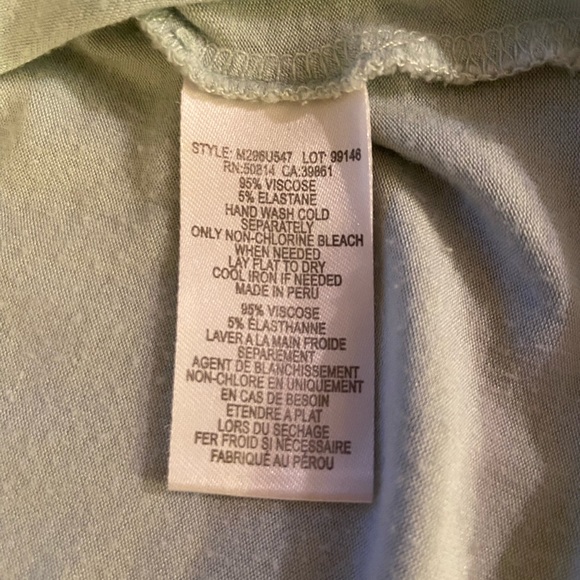 Tahari Light Blue Tank Top - Size M / Medium - Picture 5 of 6